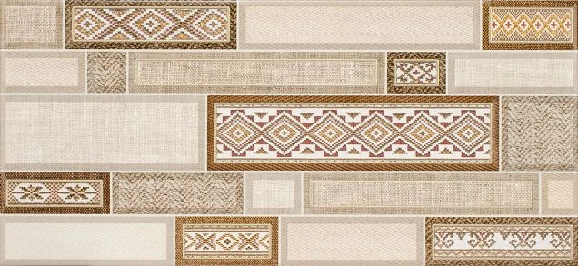 Декор InterCerama Textiles Коричневый