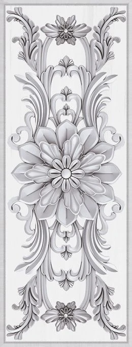 Декор InterCerama Ivory Dec. Серый 60x23