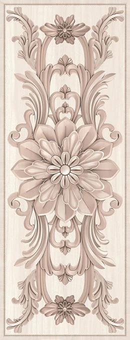 Декор InterCerama Ivory Dec. Коричневый 60x23