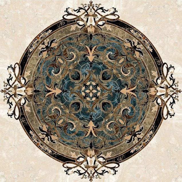 Декор напольный Aparici Agate Blue centro pulido-4 89.26x89.26