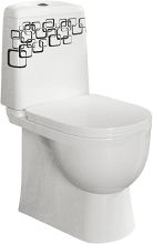 Унитаз-компакт Sanita Luxe Best Bubbles BSTSLCC12040522