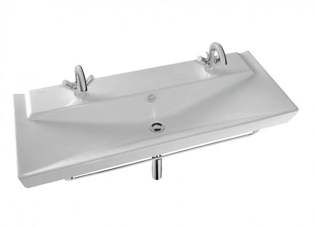 Раковина Jacob Delafon Reve 120 E4824-00 с 2 отверстиями под смесители