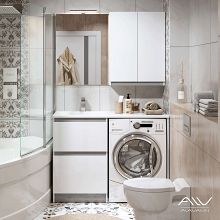 Комплект мебели Alavann Soft Silver 120