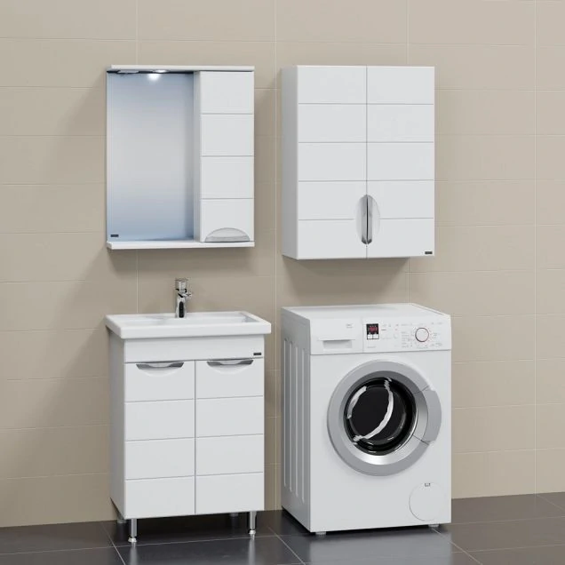 Комплект мебели СанТа Родос 60 напольный с умывальником Фостер 60