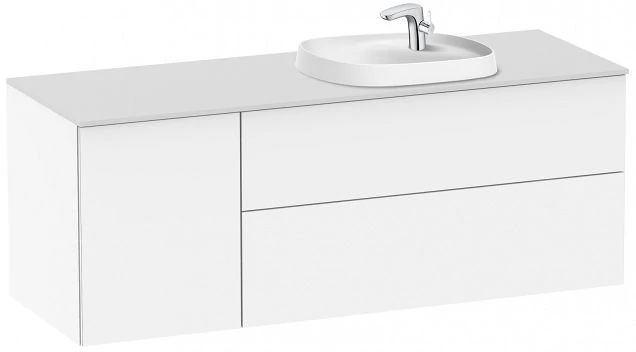 Тумба с раковиной Roca Beyond 140 L 851417806 белая
