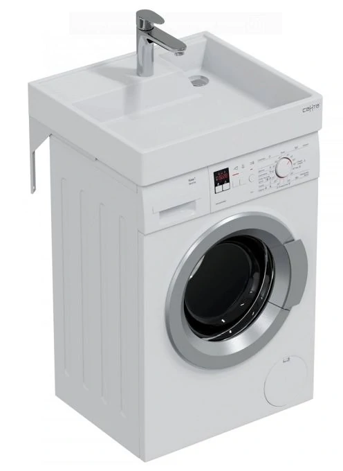 Раковина над стиральной машиной СанТа Юпитер 60x60 с кронштейнами
