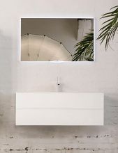 Тумба с раковиной EQLOO Miro 110 белый