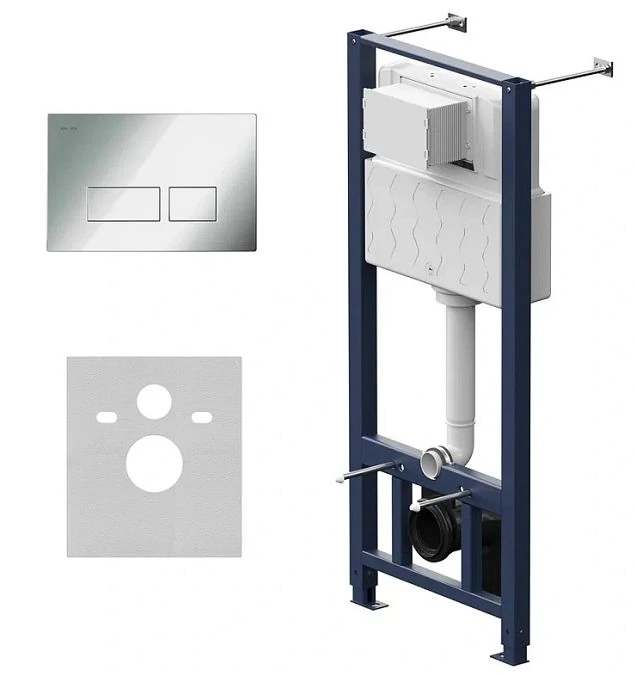 Инсталляция AM.PM I012704.7051 с клавишей хром глянцевый