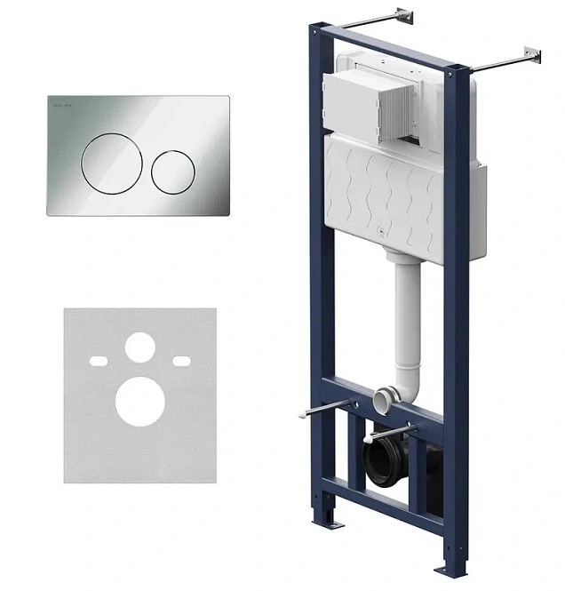 Инсталляция AM.PM Pro I012704.9051 клавиша хром глянцевый