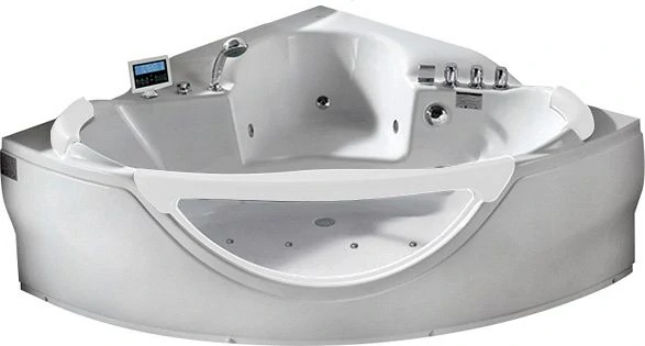 Ванна акриловая Gemy G9025IIK 155×155 — с гидромассажем и подсветкой