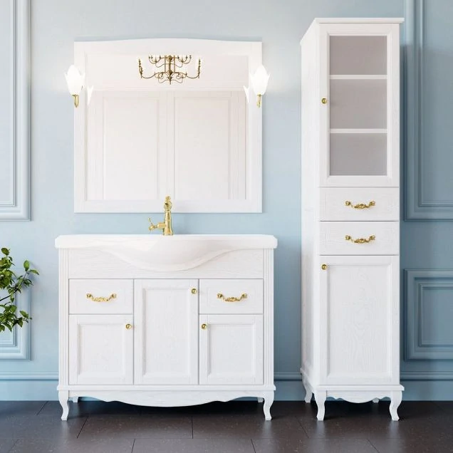 Комплект мебели для ванной ValenHouse Эллина 105 EK105_Б Белый