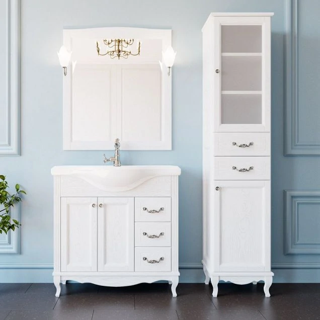 Комплект мебели для ванной ValenHouse Эллина 80 EК80_Б Белый
