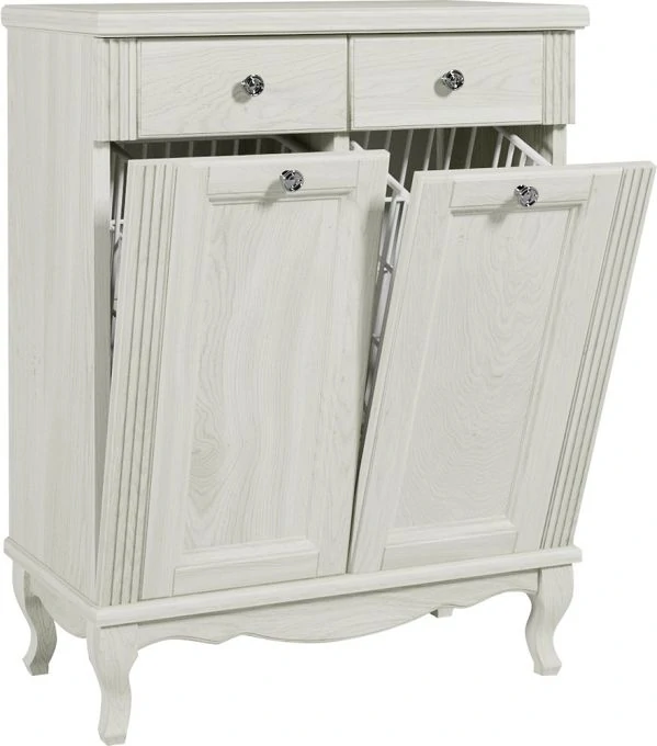 Комод ValenHouse Лиора 65 L65_2КKDСХ Слоновая кость ручки Хром