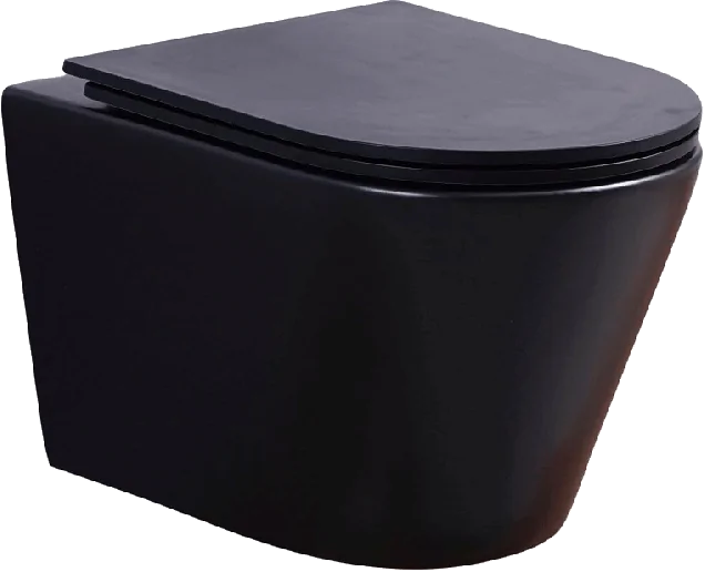 Унитаз подвесной Esbano Clavel Matt Black черный матовый