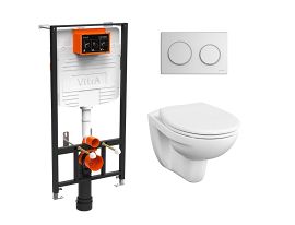 Инсталляция с унитазом VitrA S10 Spinflush 9842B003-7206