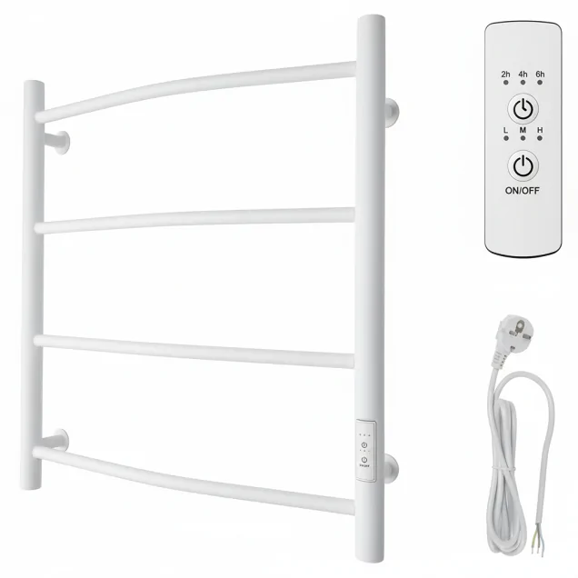 Полотенцесушитель электрический Маргроид Вид 4 СНШ 60x40 белый матовый