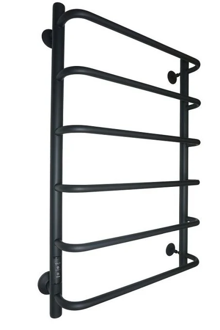 Полотенцесушитель электрический Маргроид Вид 8 СНШ 80x50 L черный матовый