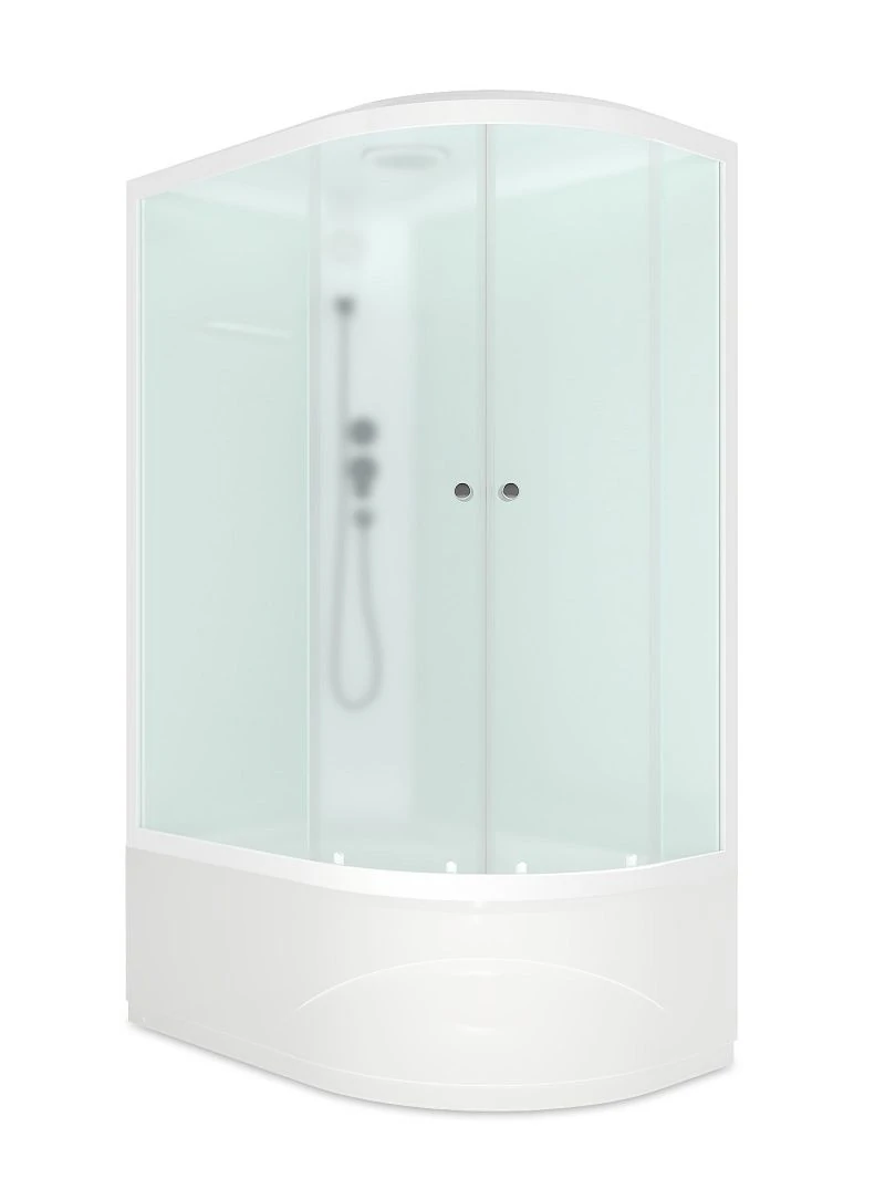 Душевая кабина Domani-Spa Delight Slim 128 120×80 L — прямоугольная