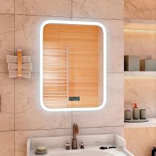 Зеркало Континент Glamour Led 70х90 ЗЛП451 с подсветкой и многофункциональной панелью