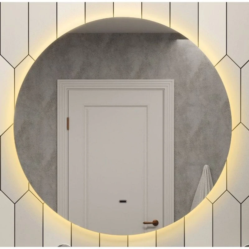 Зеркало Континент Ajour Led D64 — круглое, фронтальная подсветка