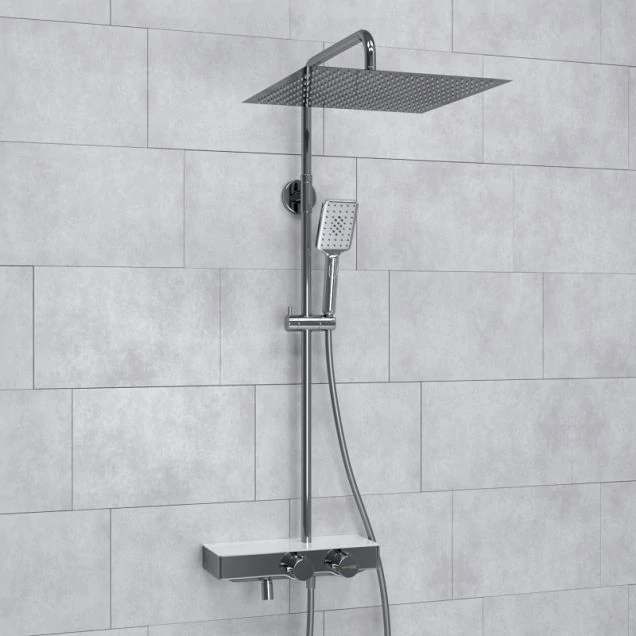 Душевая система WasserKRAFT A113.119.126.CH Thermo с термостатом