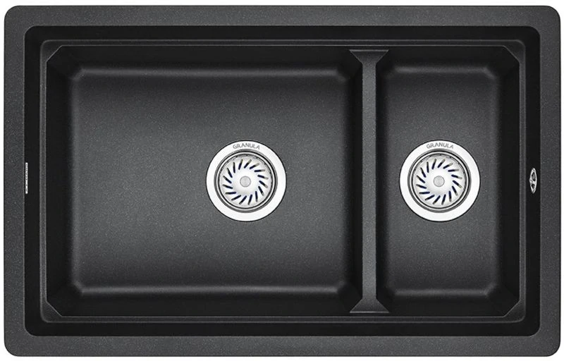 Мойка Granula Kitchen Space KS-7304U чёрная
