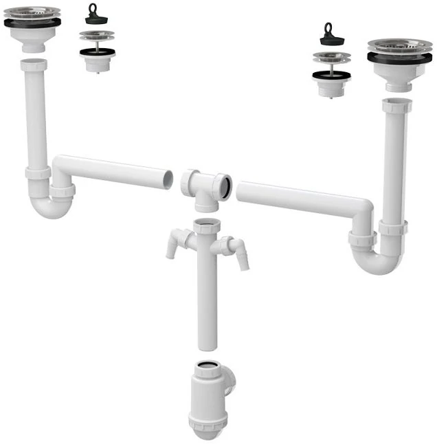 Сифон для мойки AlcaPlast A8000