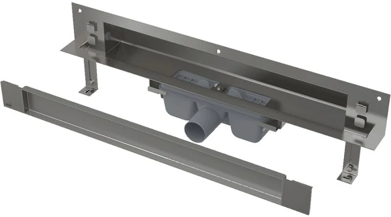 Душевой лоток AlcaPlast Spa APZ5-TWIN-650 с решёткой под плитку
