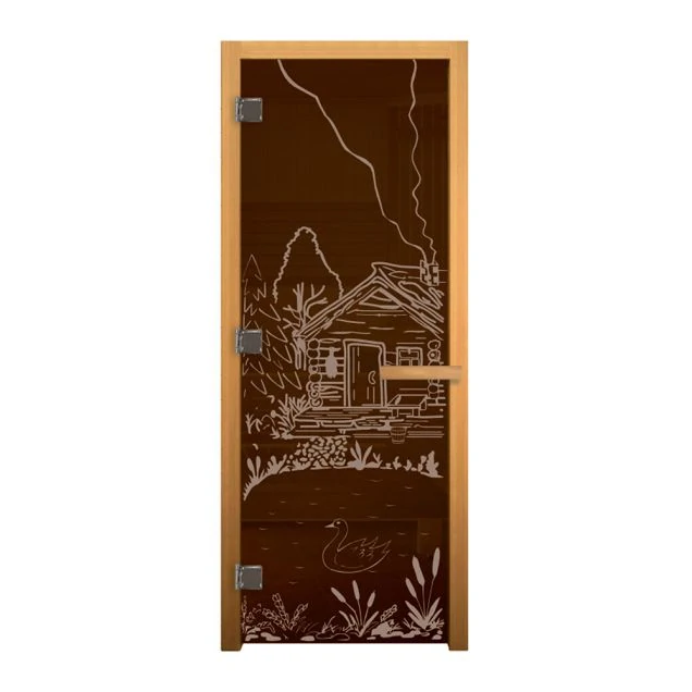 Дверь стекло Бронза 