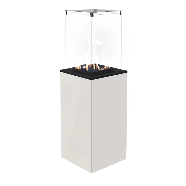 Газовый обогреватель (уличный) PATIO/MINI/M/G30/37MBAR/B- белое стекло, с ручным упр. (8,2кВт)