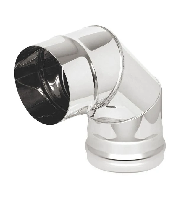 Колено нерж. (AISI 316/0,5мм) 90* 3-х секц. (115)