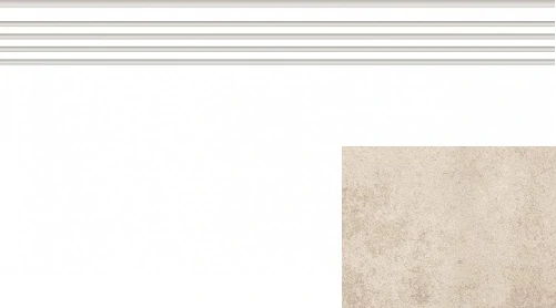Ступень Grasaro Cemento Светло-Бежевый 29.4x60 MR st01 G-902/MR/st01/294x600x10