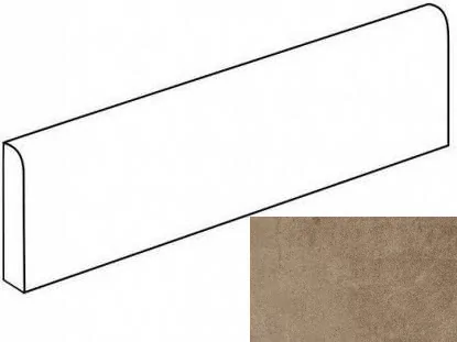 Плинтус Grasaro G-1105/CR/p01 Beton Greige 76x600