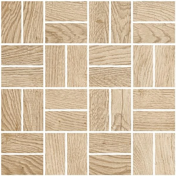 Мозаика Grasaro Italian Wood Медовая 24.5x24.5 Структурированная G-250/SR/m12/245x245x10
