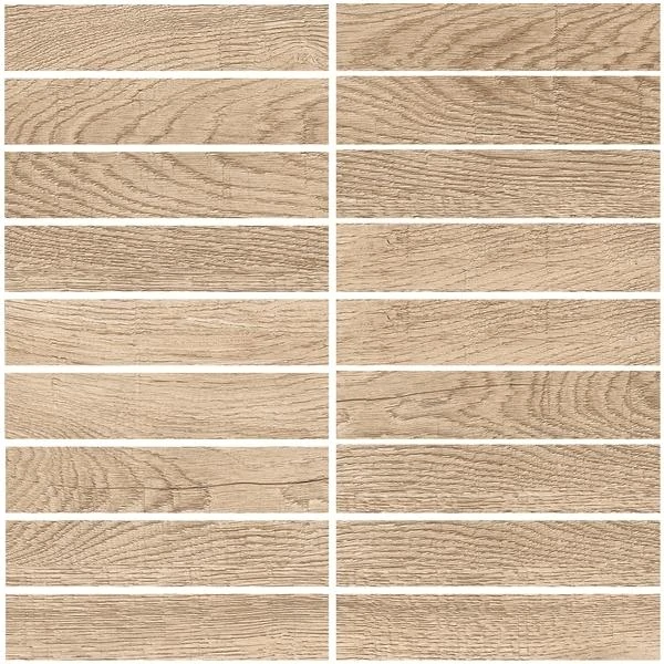 Мозаика Grasaro Italian Wood Медовая 30.7x30.7 Структурированная G-250/SR/m11/307x307x10