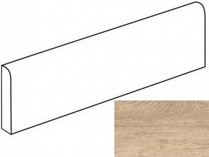 Плинтус Grasaro Italian Wood Медовый 60x7.6 Структурированный G-250/SR/p01/76x600x10