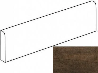 Плинтус Grasaro Italian Wood Венге 60x7.6 Структурированный G-253/SR/p01/76x600x10