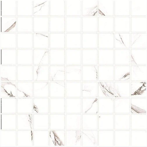 Мозаика Grasaro Classic Marble Белый m01 40х40 Глянцевый G-270(272)/G/m01/300x300x9