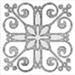 Вставка Grasaro Classic Marble Белый t05 40х40 глянцевый G-270/G/t05/70x70x9