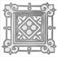 Вставка Grasaro Classic Marble Белый t04 40х40 глянцевый G-270/G/t04/70x70x9