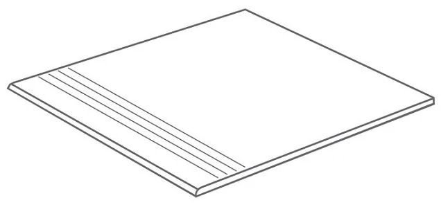 Ступени Grasaro Asfalto Белая 40х40 Структурированная G-195/S/st01/400x400x8