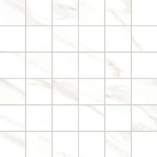 Мозаика Vitra Marmori Калакатта Белый Лаппато R9 5х5 K9456198LPR1VTE0