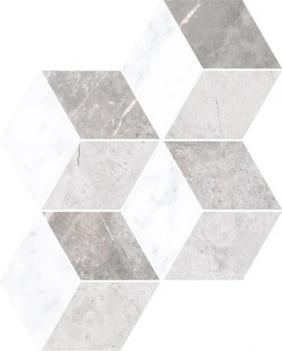 Мозаика Vitra Marmori Ромб Теплый Микс Лаппато R9 K9466538LPR1VTE0