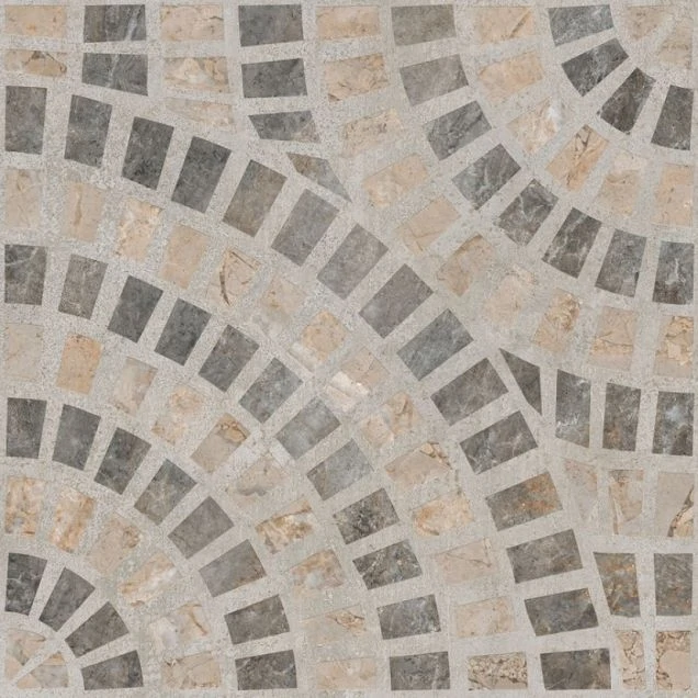 Керамогранит Vitra Beton-X Marble-Beton Круговой Темный Лаппато R9 60х60 K949793LPR01VTE0