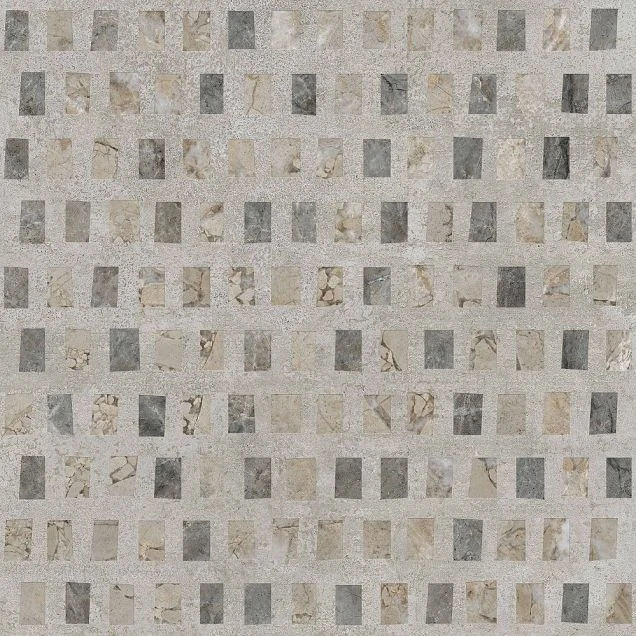 Керамогранит Vitra Terrazzo-X Геометрический Темный 60х60