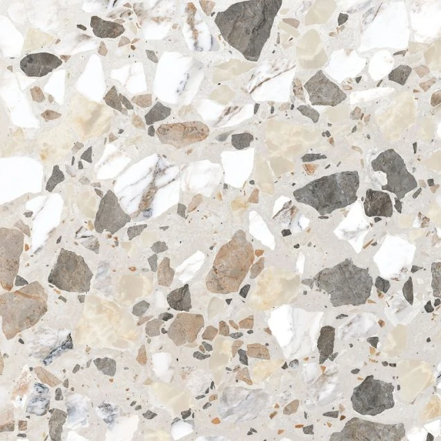 Керамогранит Vitra Terrazzo-X Marble-X Терраццо Лаппато R9 60x60 K949791LPR01VTE0