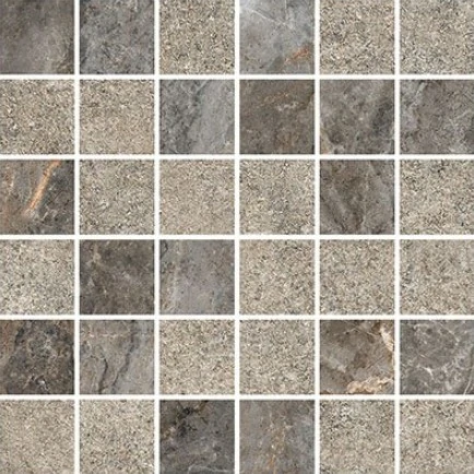 Мозаика Vitra Marble-X Marble-Stone Мозаика Тауп Матовый-Лаппато R10B 5х5 K9498868R001VTE0