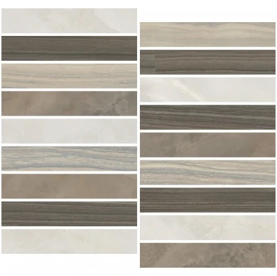 Мозаика Vitra Serpeggiante Serpe-Nuvola теплая гамма 15x3