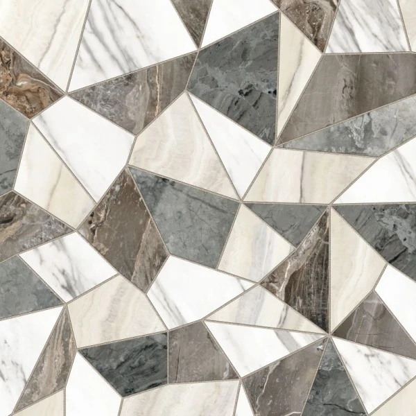 Керамогранит Vitra Marbleset Микс Терраццо Лаппато R9 60x60 K951370LPR01VTE0
