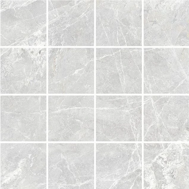 Мозаика Vitra Marmostone Светло-серый Матовый 7.5x7.5 30х30